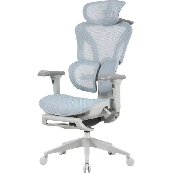 Фото - Крісло офісне OfficePro Elite OC950GLB Gray/Light Blue
